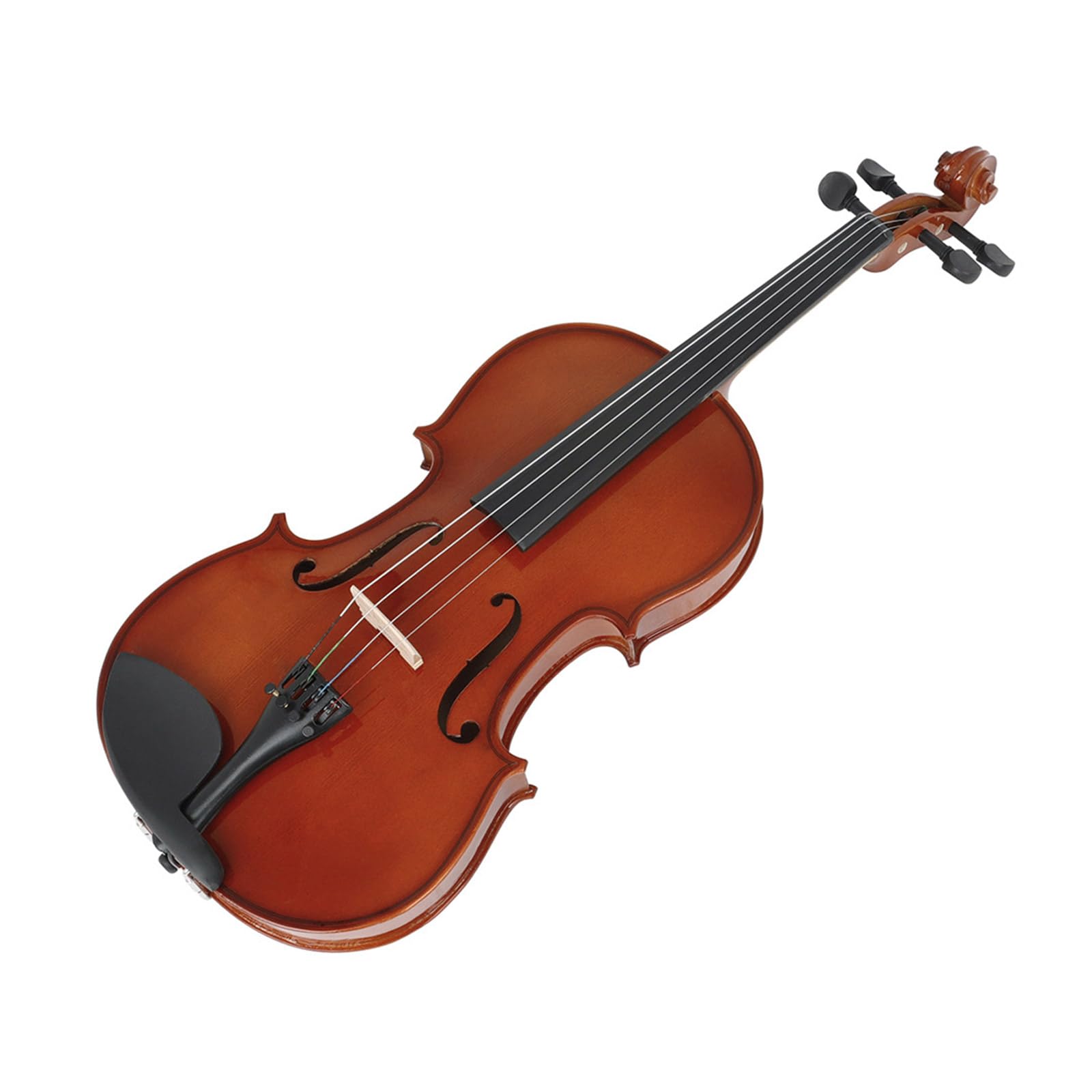 Pannello di legno viola in abete lucidato a mano con fiocchi e custodia per il trasporto professionale 4/4 viola per pratica e performance