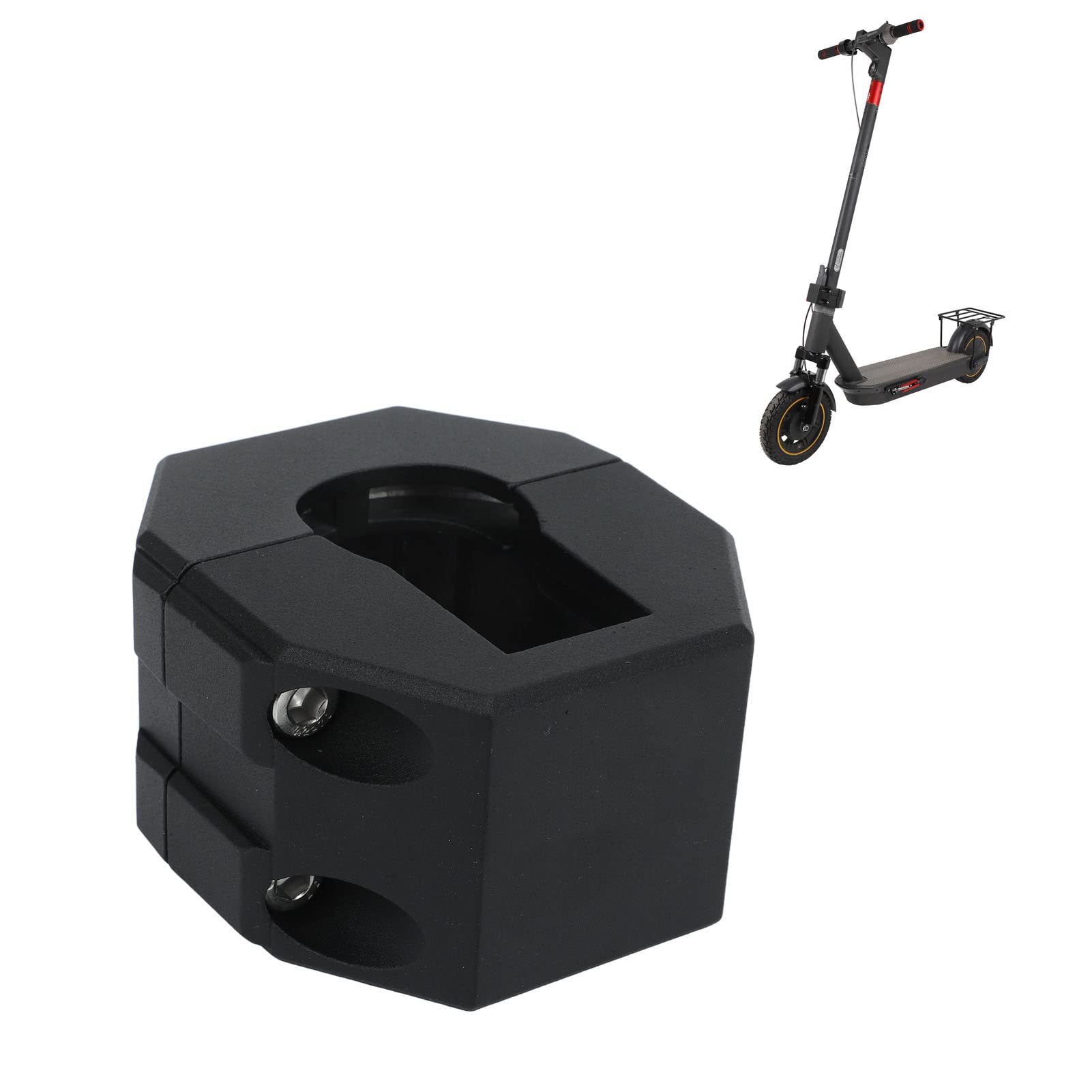 2 abrazaderas plegables para scooter eléctrico con tornillo de aleación de aluminio, barra vertical, bloqueo de fijación resistente para scooter G30