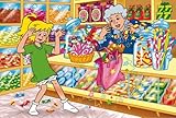 Schmidt Spiele - Bibi Blocksberg, Im Süßigkeiten Laden, 100 Teile Puzzle