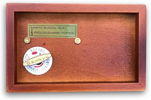 Miniatura 311 de BinkeGG Caja de música con forma de corazón hueco de madera con mecanismo musical Sankyo, melodía: Howl's M0ving Castle (Merry Go Round of Life)