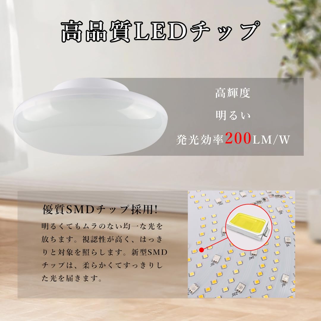 Amazon.co.jp : TENTEN LEDシーリングライト8畳 おしゃれ コンパクト