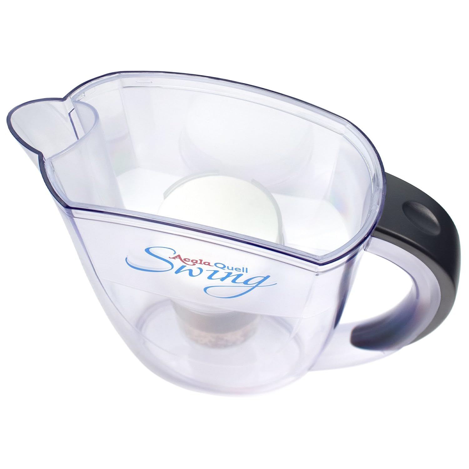 Wasserfilter AcalaQuell® Swing | Anthrazit | Aktivkohle Wasserfilter | Höchste Filterleistung - mehrschichtig | BPA u. BPB frei | ReNaWa® - Technology | Kreiert köstliches, wohltuendes Wasser