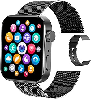 Smart Watch (Answer/Dial Call), 1.8" Touch Screen Fitness Tracker with Various Sport Modes, IP68 Waterproof Water Fitness Tracker, Heart Rate Blood Oxygen Sleep Monitor for IOS Android ( Color : A )