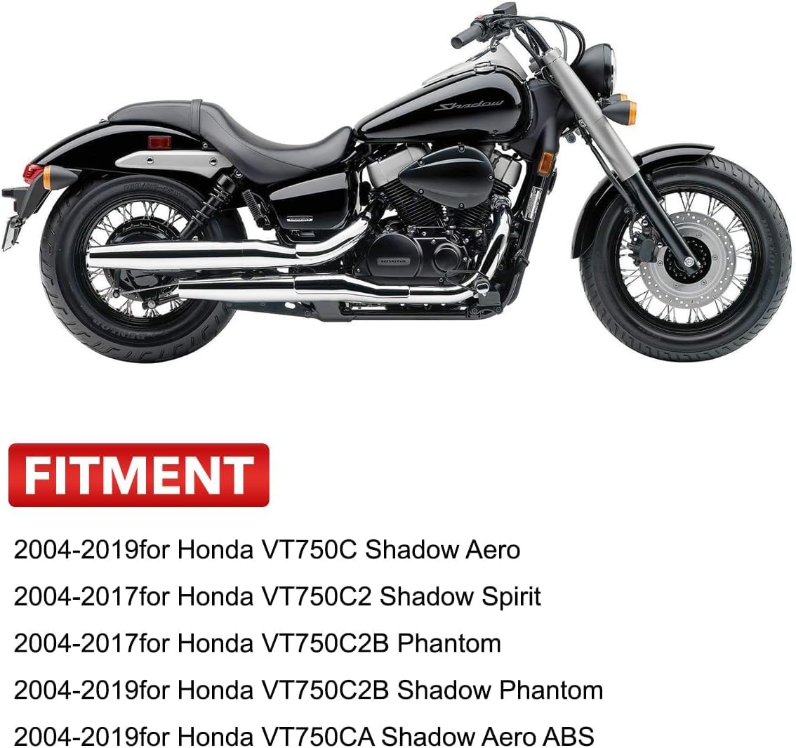 1.5" Crash Bar Engine Guard Highway Bar for Honda VT750C VT750CSE Shadow Aero; VT750C2B Shadow Phantom; VT750CA Shadow Aero ABS; VT750C2 Shadow Spirit; VT750C2B Phantom (Matte Black)