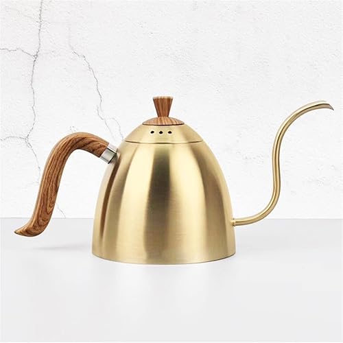 Miniatura 6 de IUPIII Coffeepot Hand Brewed Coffee Pot Ear Hung Coffee Tea Brewing Pot Stainless Steel Drip Filter Coffee Slender Beaker Pot