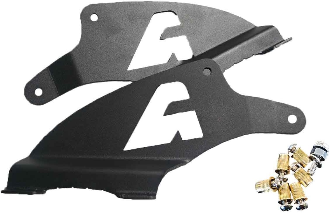 Apoc IndustriesAP-4000-DS-DR25 LED Light Bar Roof Mount, 2 Pack (Dodge Ram 2500/3500 Double Stack For 52" Curved 10-17 Dodge Ram 2500/3500)