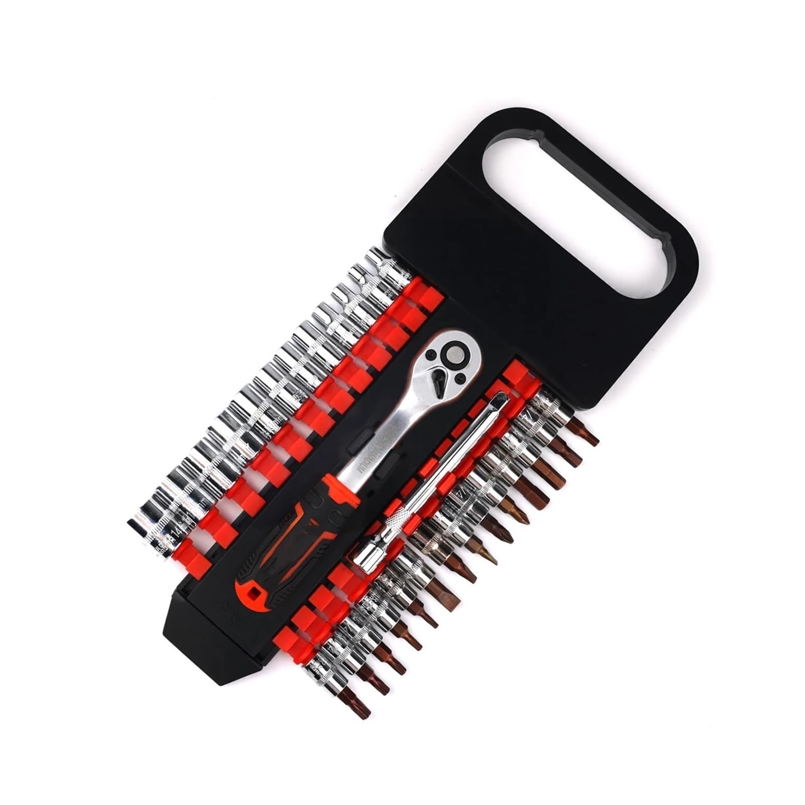 Rynzo tool set 28pcs Ratchet Socket Wrench Set With 10 Sockets 72 Tooth Handle And Extension Bar
