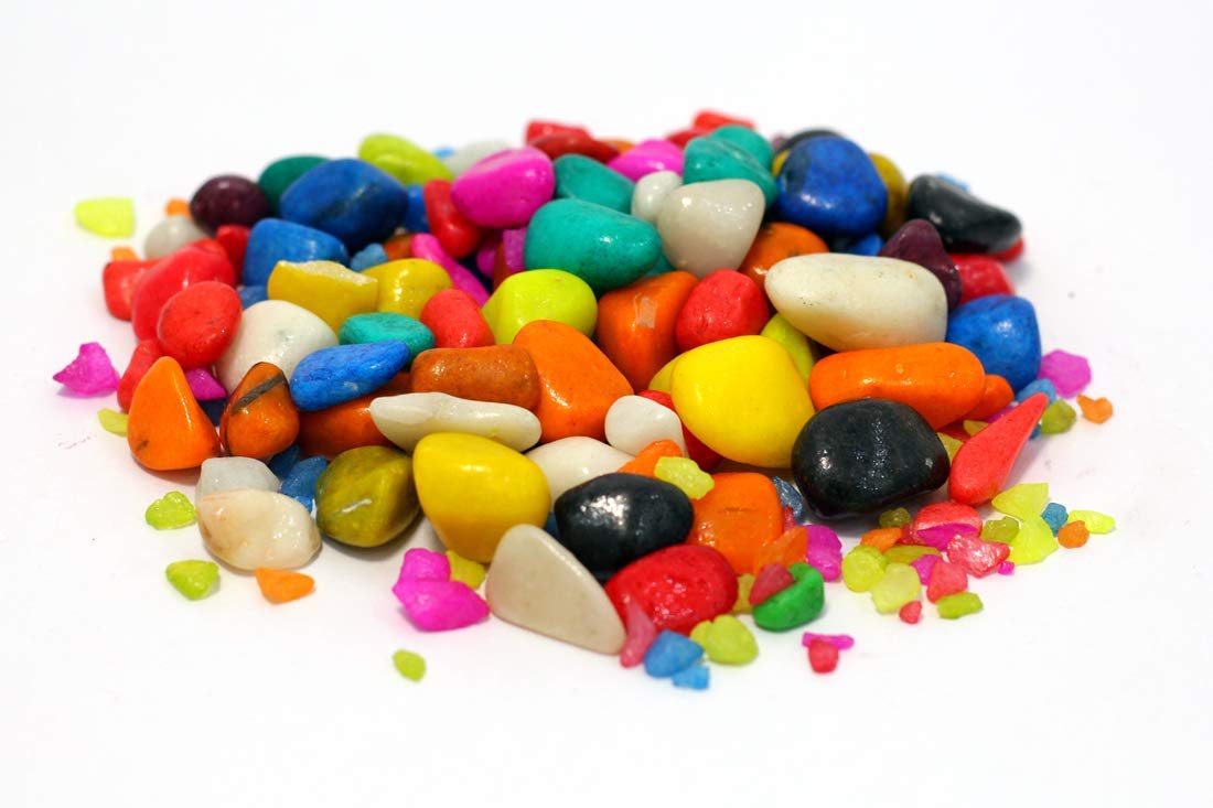 J-SRE Quality Colorful Aquarium Stones and Vases Glass Pebbles 5 Kg (B07RDJ27WH) Amazon Price History, Amazon Price Tracker