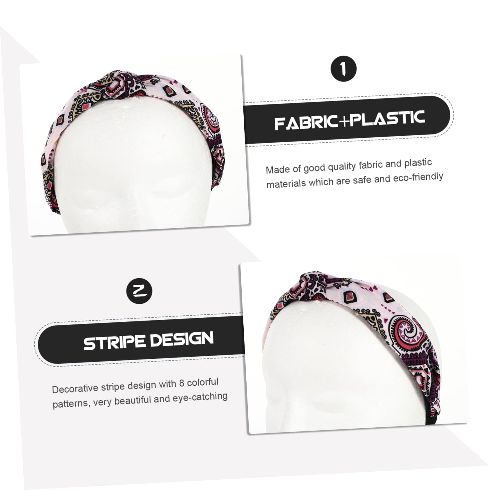 10 piezas Diademas de Tela Floral para Lavado Facial y Maquillaje Accesorios Elásticos Prácticos y Decorativos para Mujer y Niñas