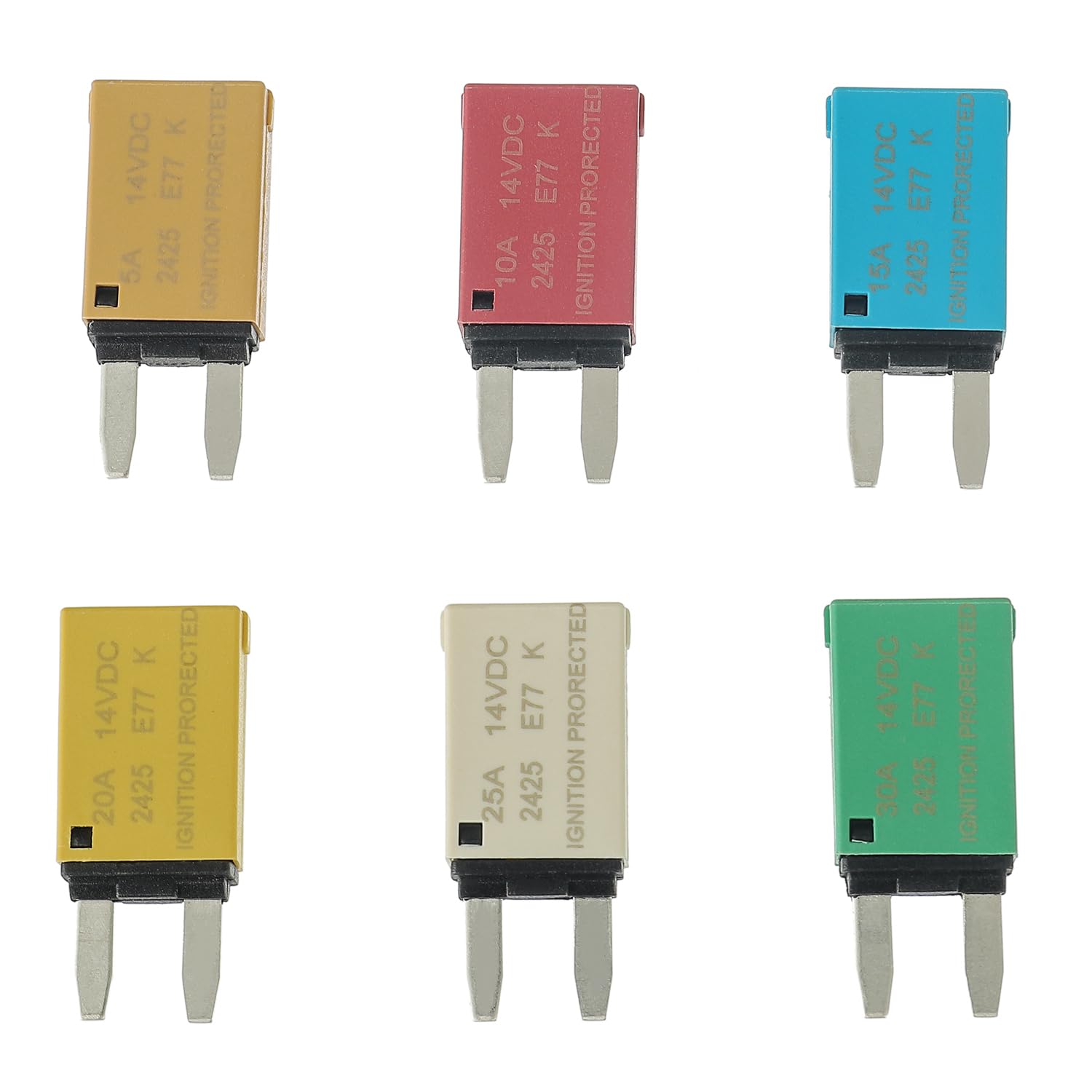 BOJACK ATM Manual Resettable Fuse Low Profile Mini Blade Fuses — Amazon image 8