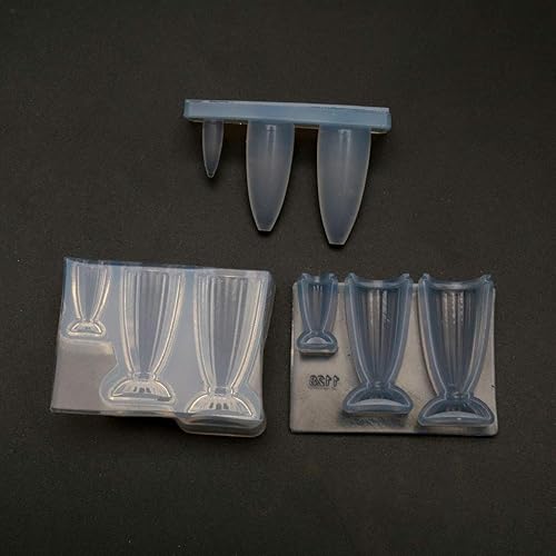 Miniatura 5 de DIY 3D botella de vidrio resina molde taza taza simulado comida mini pastel molde de silicona