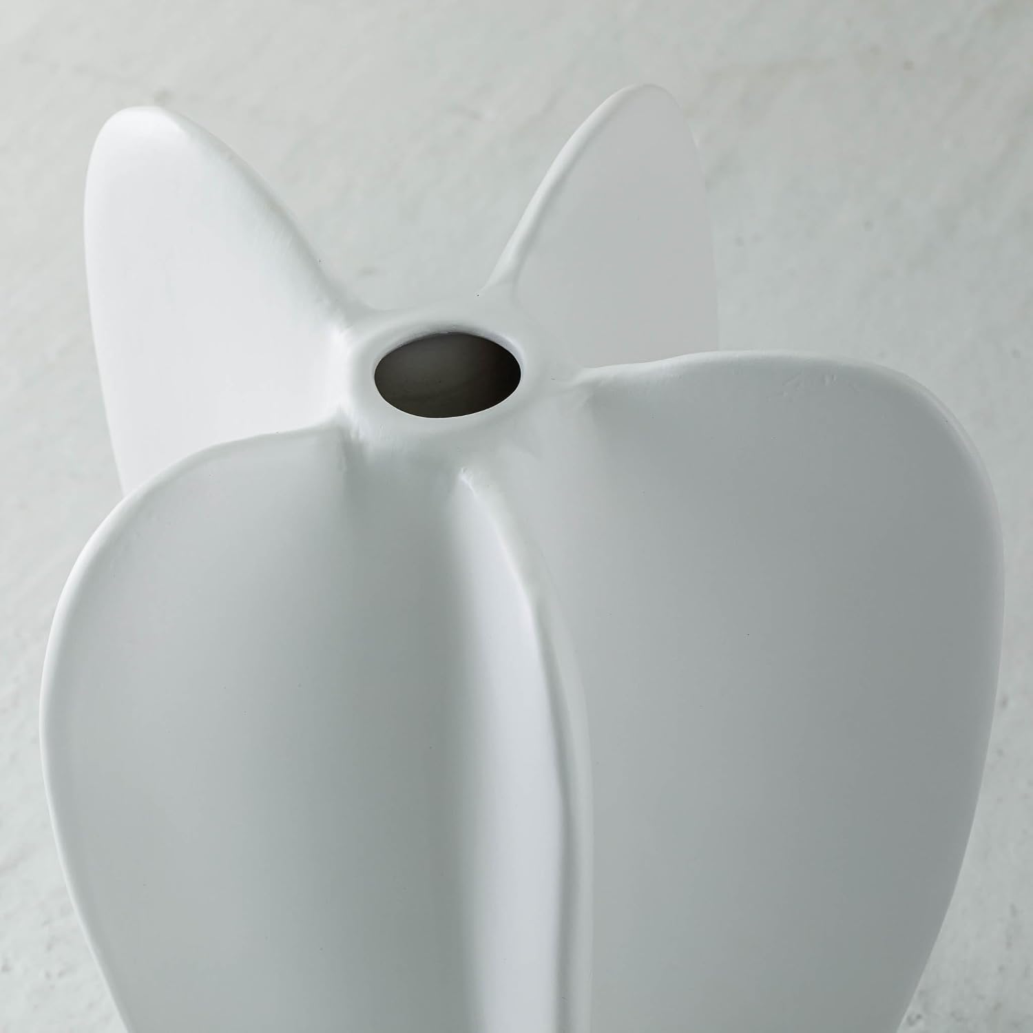 Patina Vase TACP890OW Ceramic Flower Base Object, Height 13.4 inches (34 cm), Fashionable Vase