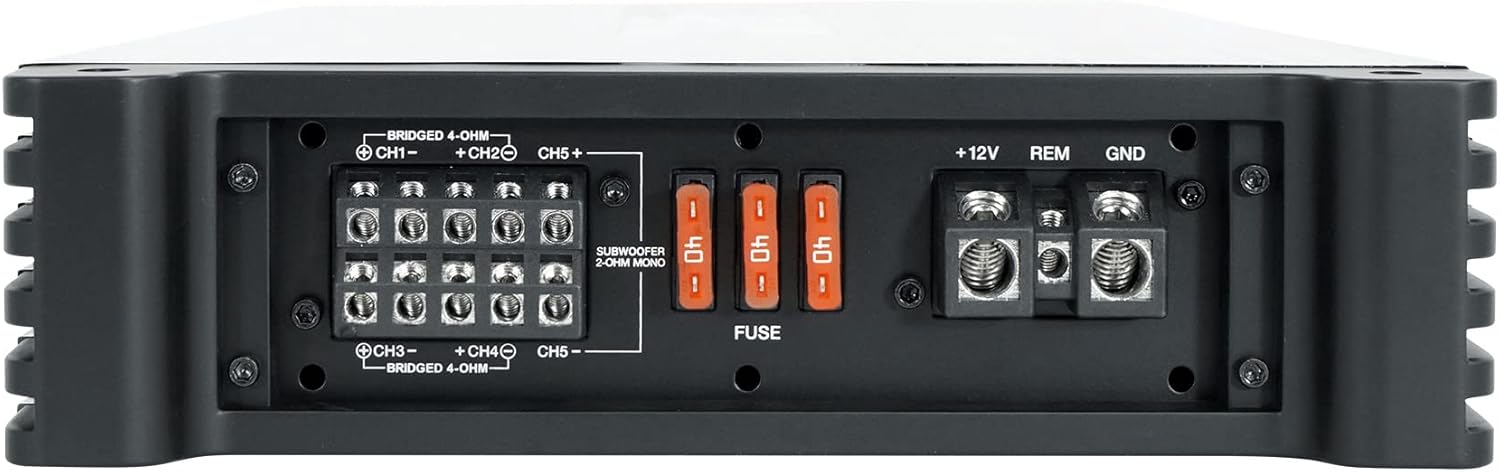 Rockville DBM50 Marine AmpNapájecí a reproduktorové terminály Lifier