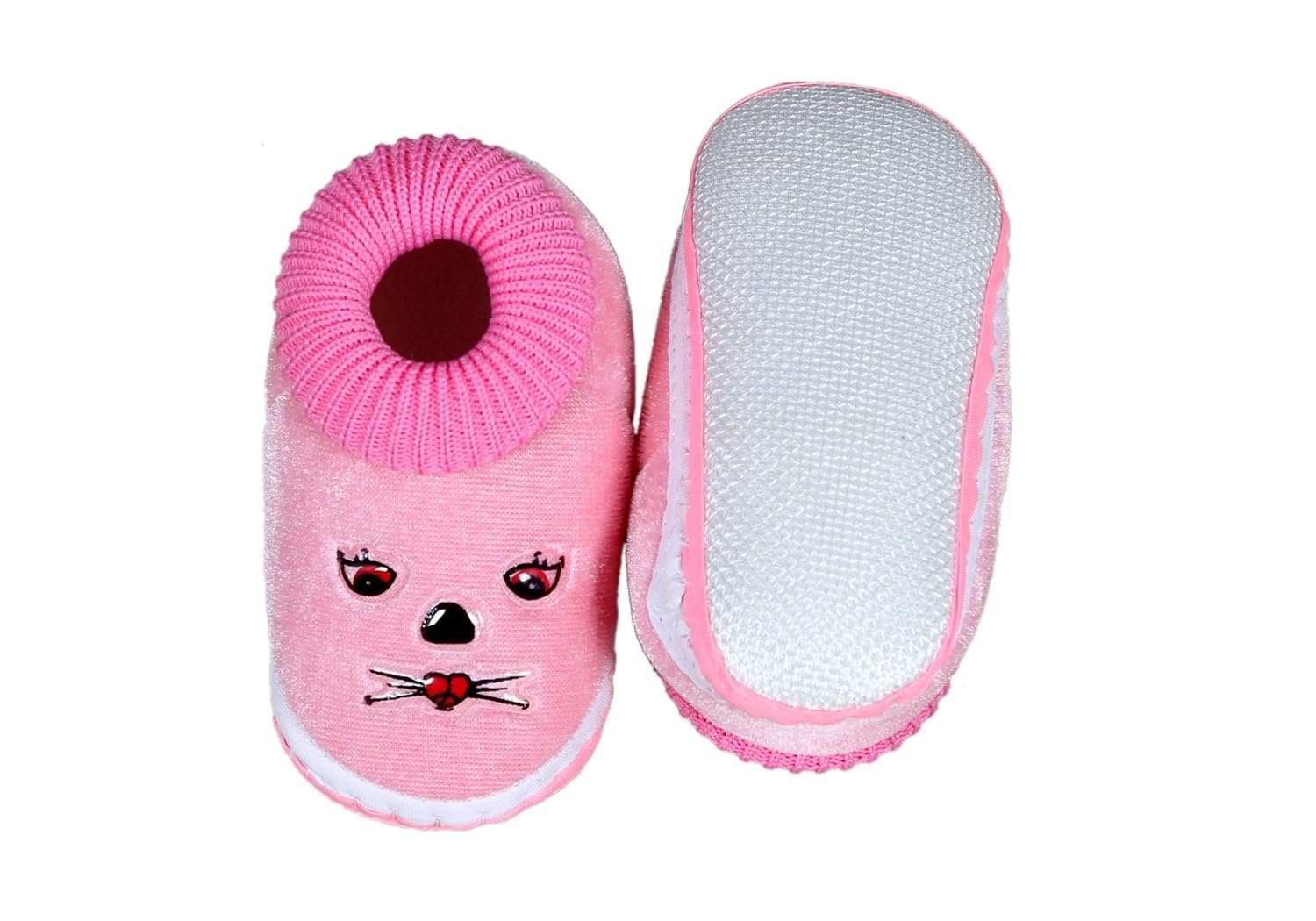 Baby Boys & Girls Cotton Anti-Slip Soft Sole Light Weight Shoes Booties for 0 to 9 Months, Infants Newborn Shoes Set of 1-picture-23