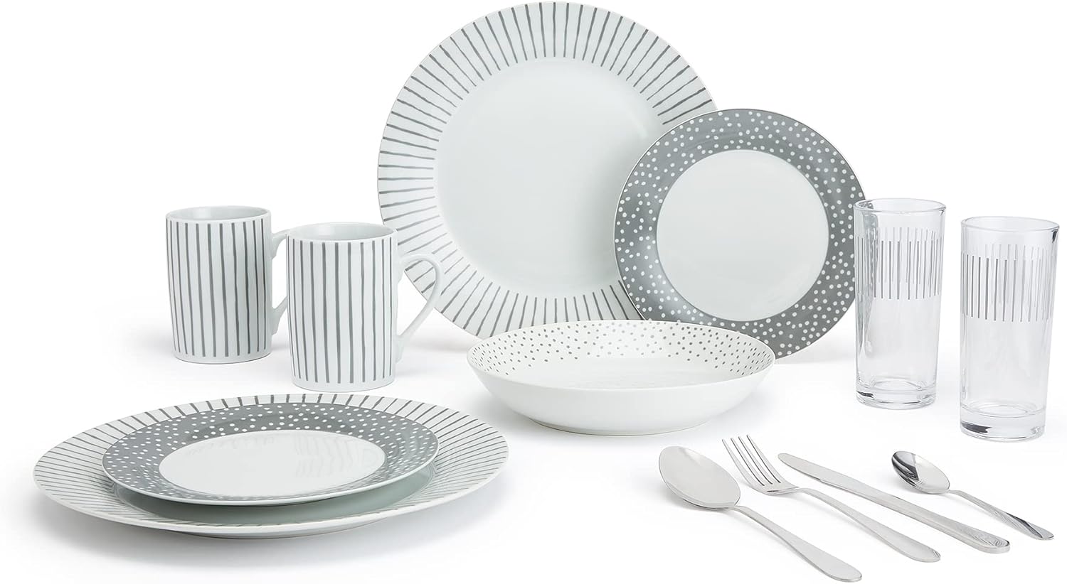 Waterside 36pc Starter Dinner Set Amazon.co.uk Home & Kitchen