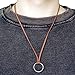 Greed Land Nathan Drake's Ring Pendant Cord Chain Necklace