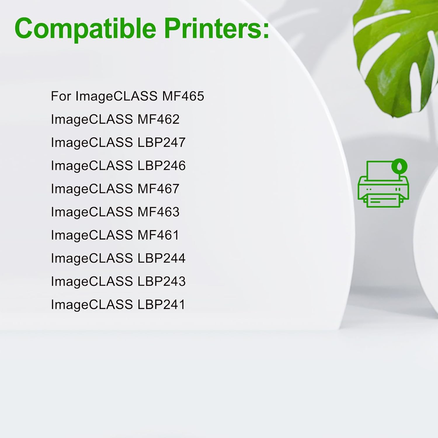 070H Toner Cartridge Compatible for Canon CRG-070 070H Black CRG070 CRG070H for imageCLASS MF465dw MF462dw LBP246dw LBP247dw Printer( 2 Packs Black)