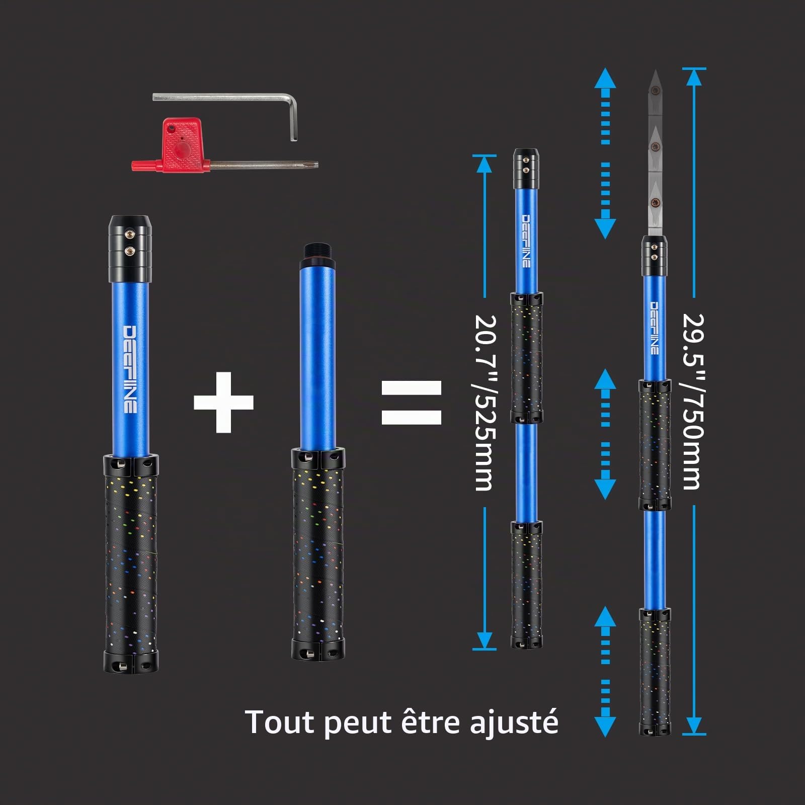 Outils de Tournage sur Bois, Outils de Tour au Carbure avec Forme de Diamant, Tournage Remplaçable,Pour les Amateurs de Bois.(6B)