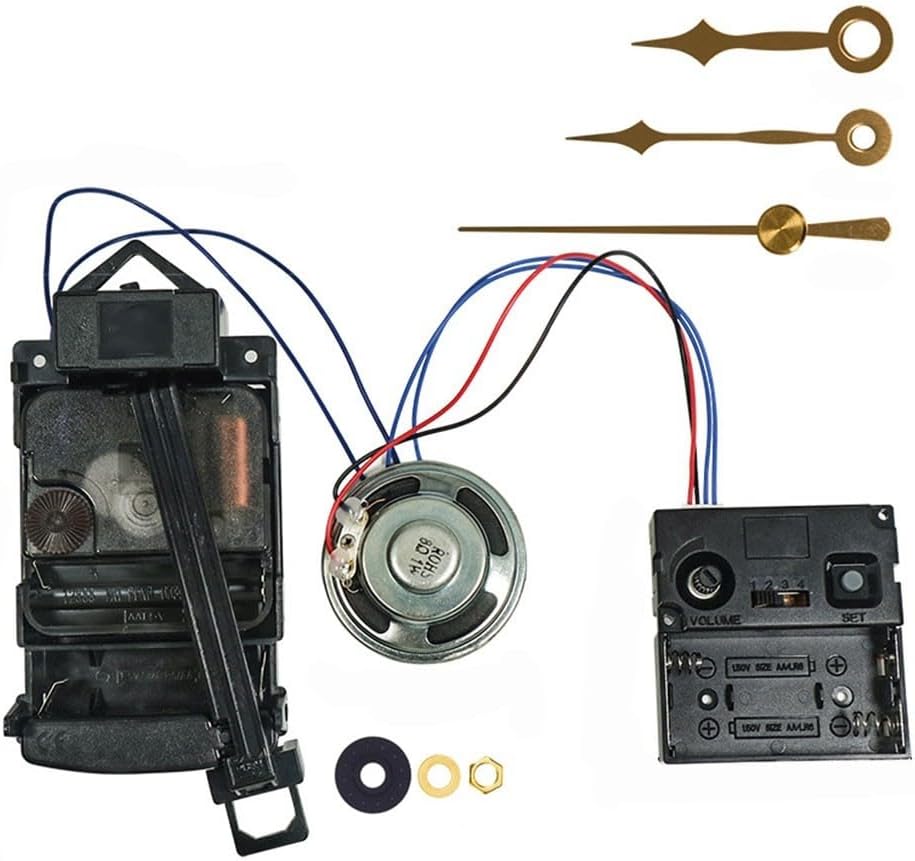 A Must Have for Crafters DIY Wall Clock Mechanics featuring a Silent Operation and Stylish Hand Replacements (C)
