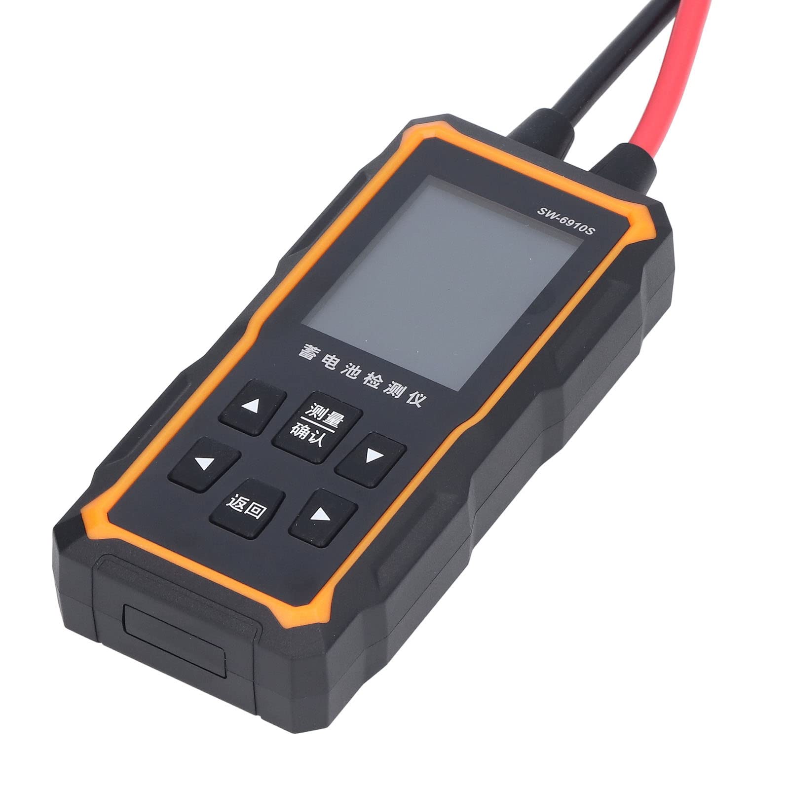 Ejoyous Tester Baterii Duży Wyświetlacz LCD Tester Akumulatora Samochodowego do Akumulatorów Kwasowo-ołowiowych 12 V 24 V ABS Test Kelvina CCA Analiza Rozruchu ładowania dla Właścicieli Pojazdów w