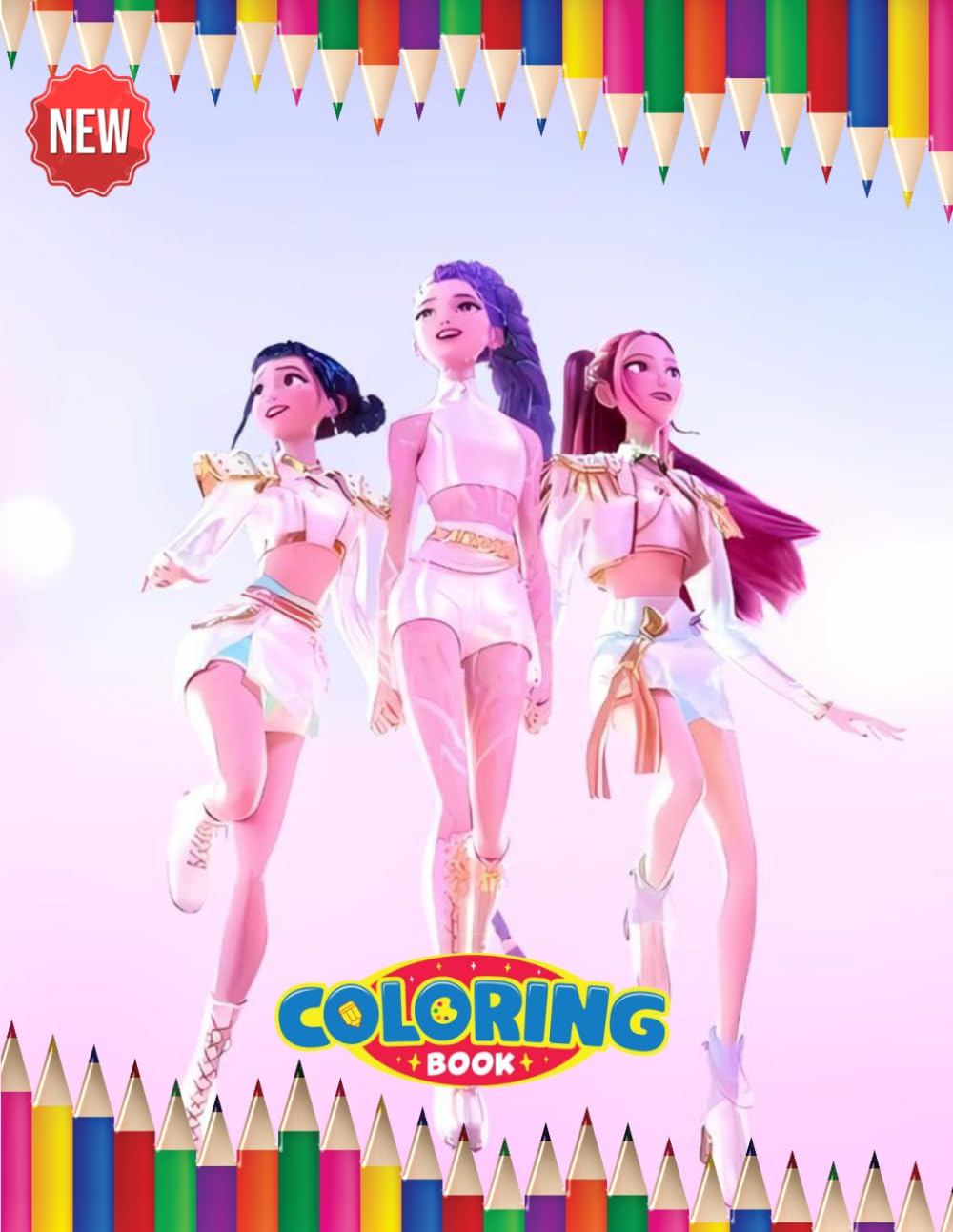 Coloring Book - 55 pages: Fashion Coloring Book for Kids, Tweens, Teens, & Adults