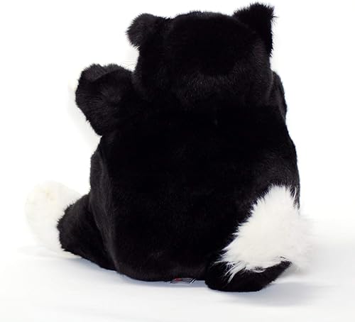 Miniatura 4 de Unipak PLUMPEE - Peluche de gato blanco y negro de 9 pulgadas de alto