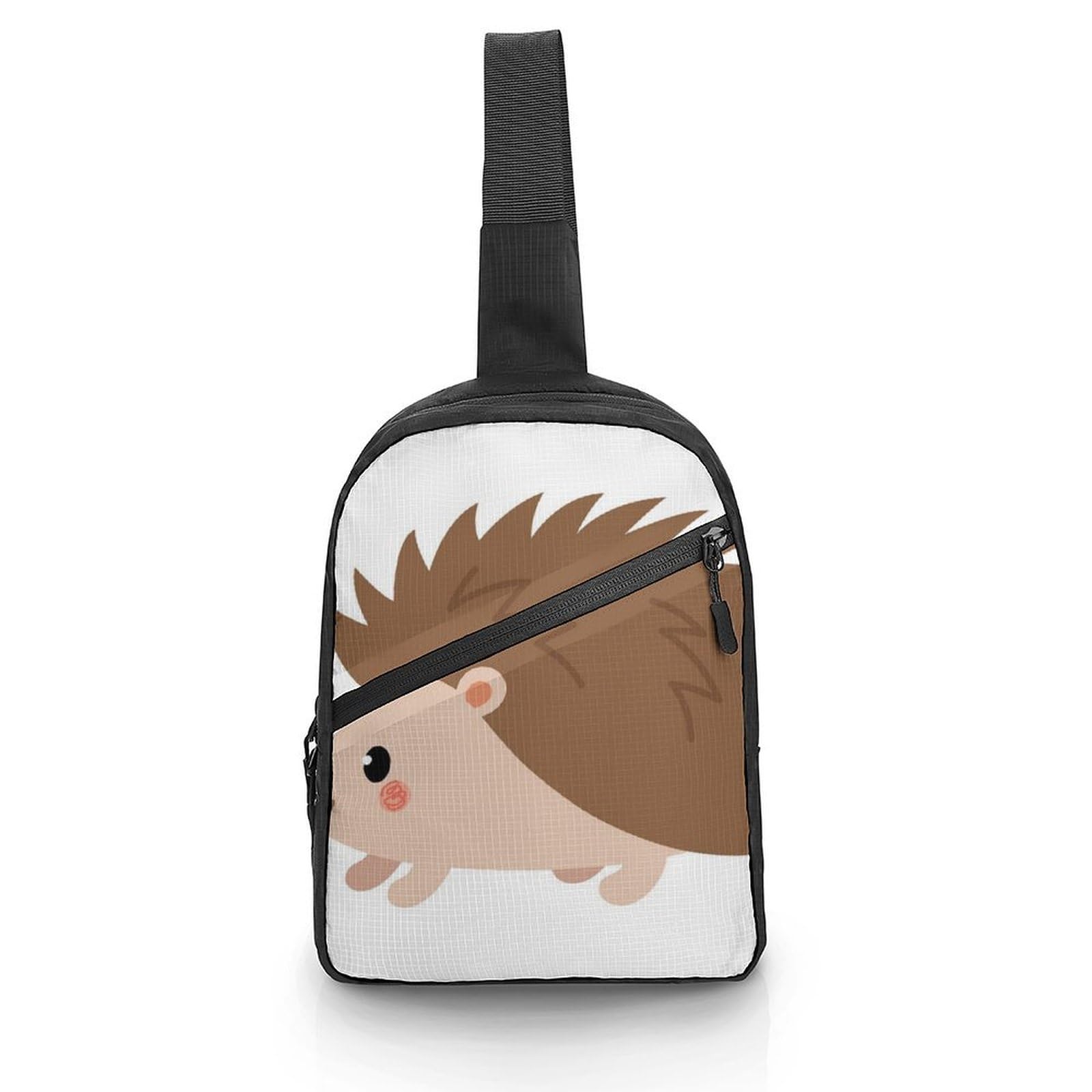 Qjjinxior Crossbody Bag Horses-2904536 Brusttasche Sling Bag für Reisen Einkaufen Sport, Igel, Einheitsgröße, Klassisch