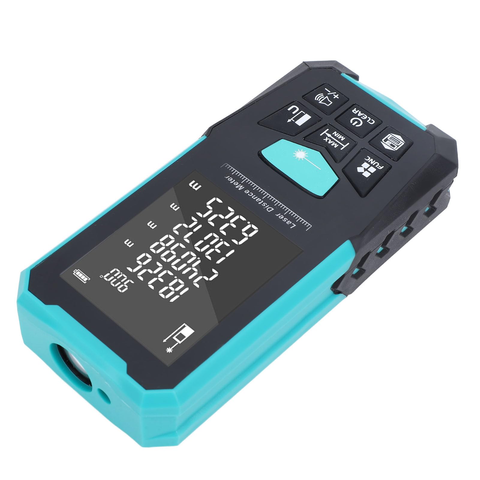Medición láser 0,05-100 m Pantalla LCD retroiluminada de 2,4 Pulgadas IP54 Medidor de Distancia láser Digital Recargable a Prueba de Agua