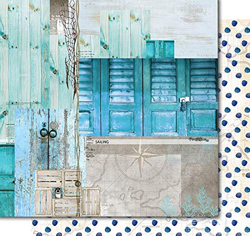 Confezione da 12 fogli di carta decorata, 30,5 x