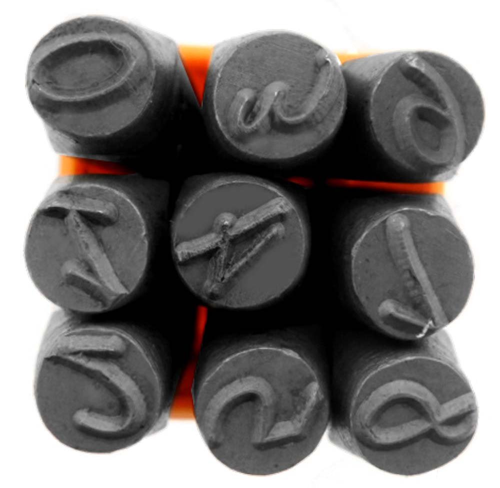 BENCH WIZARD 9 Pc. Hardened Carbon Steel Punch Set | Elegant 