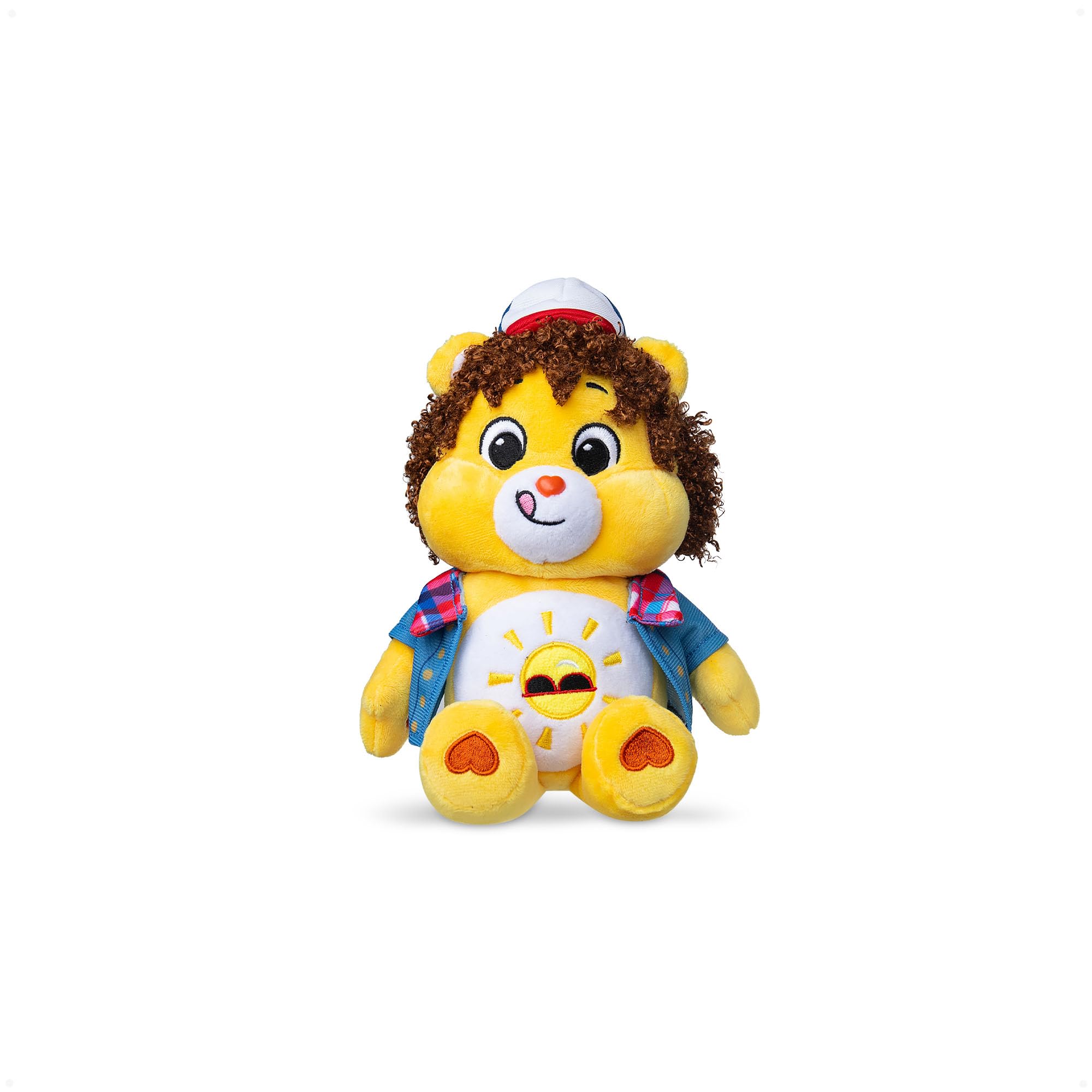 Care Bears x Stranger Things Fun Size Plush - Funshine Bear as Dustin