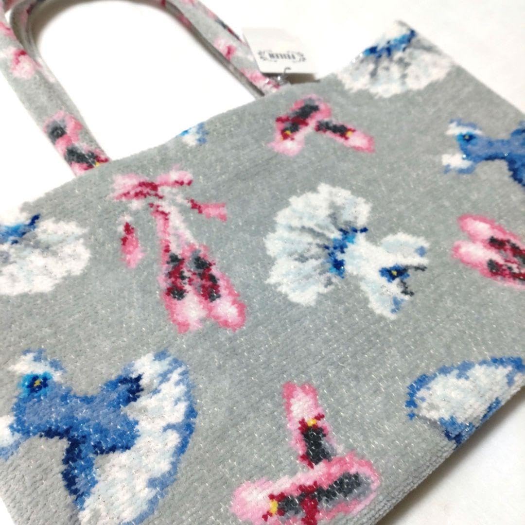 Amazon.co.jp: フェイラー バレリーヌ バッグ グレー 約20cm✕約31cm  