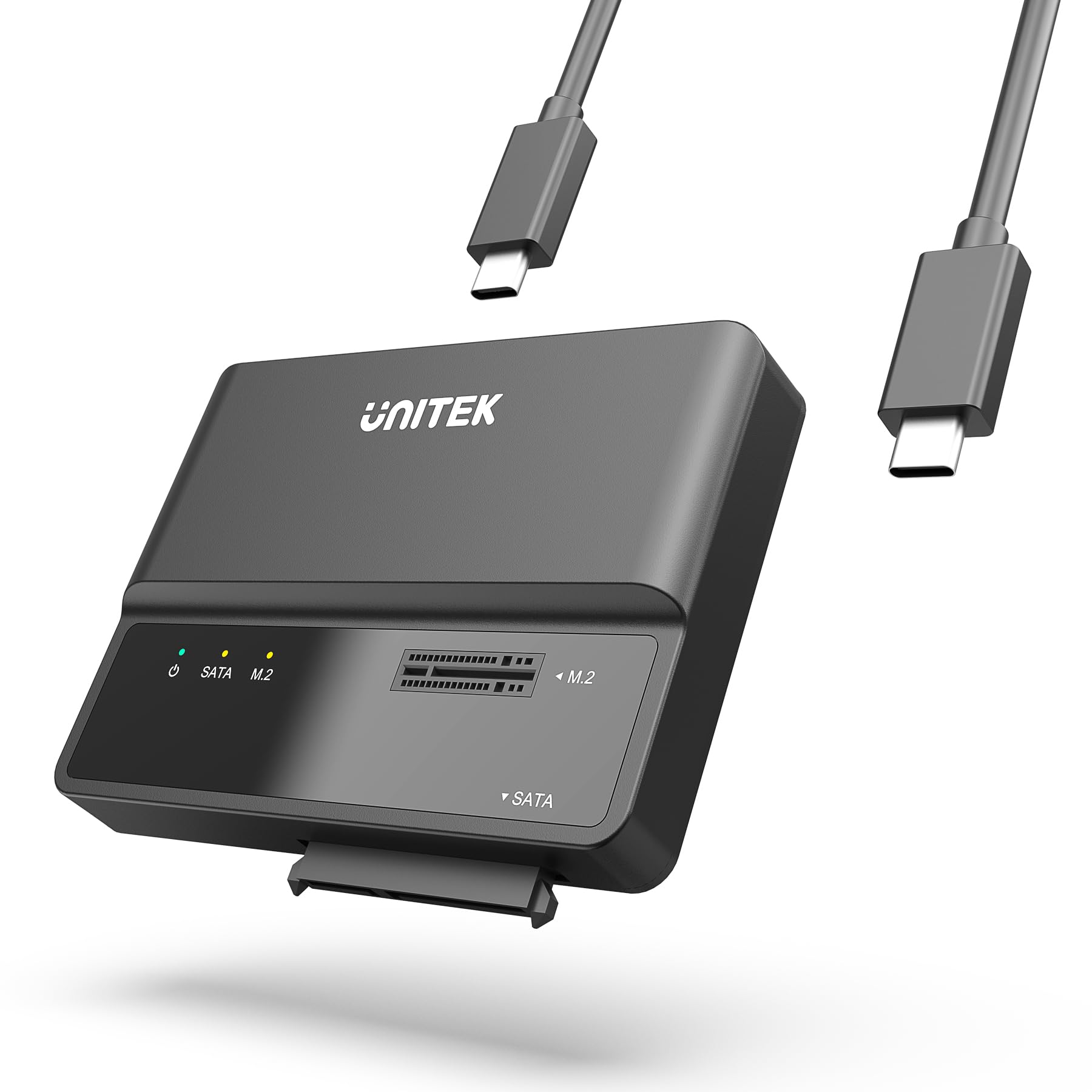Unitek 2 in 1 Tool-Free M.2 SATA SSD Enclosure 10Gbps USB 3.2 Adapter
