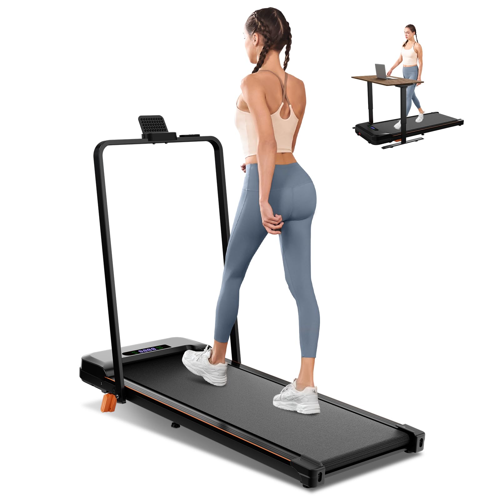 Amazon | ウォーキングパッドトレッドミル 傾斜付き ポータブル