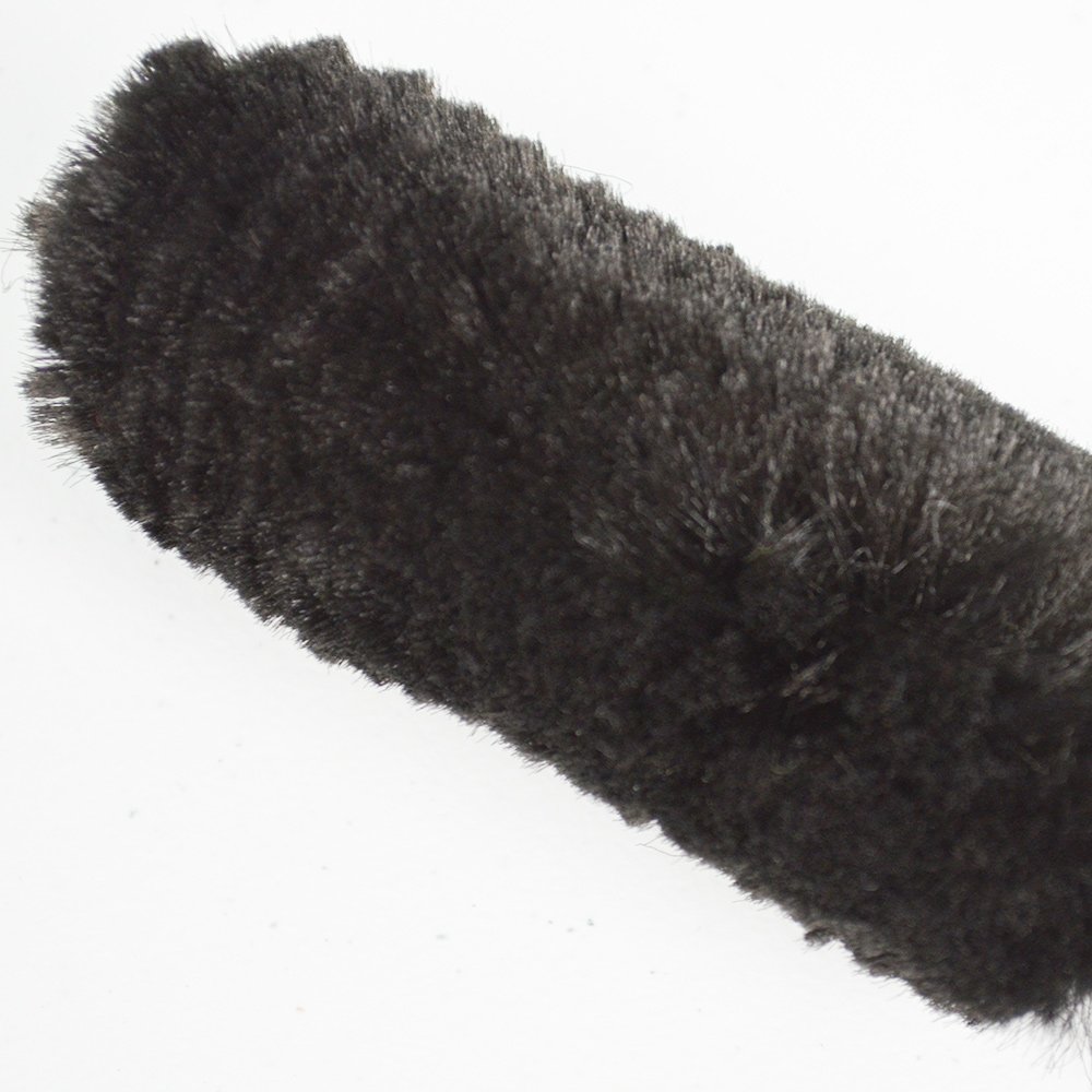 Detail King Woolie Wheel Brush 12” Red Handle - Safe & Effective - Professional Wheel Brush