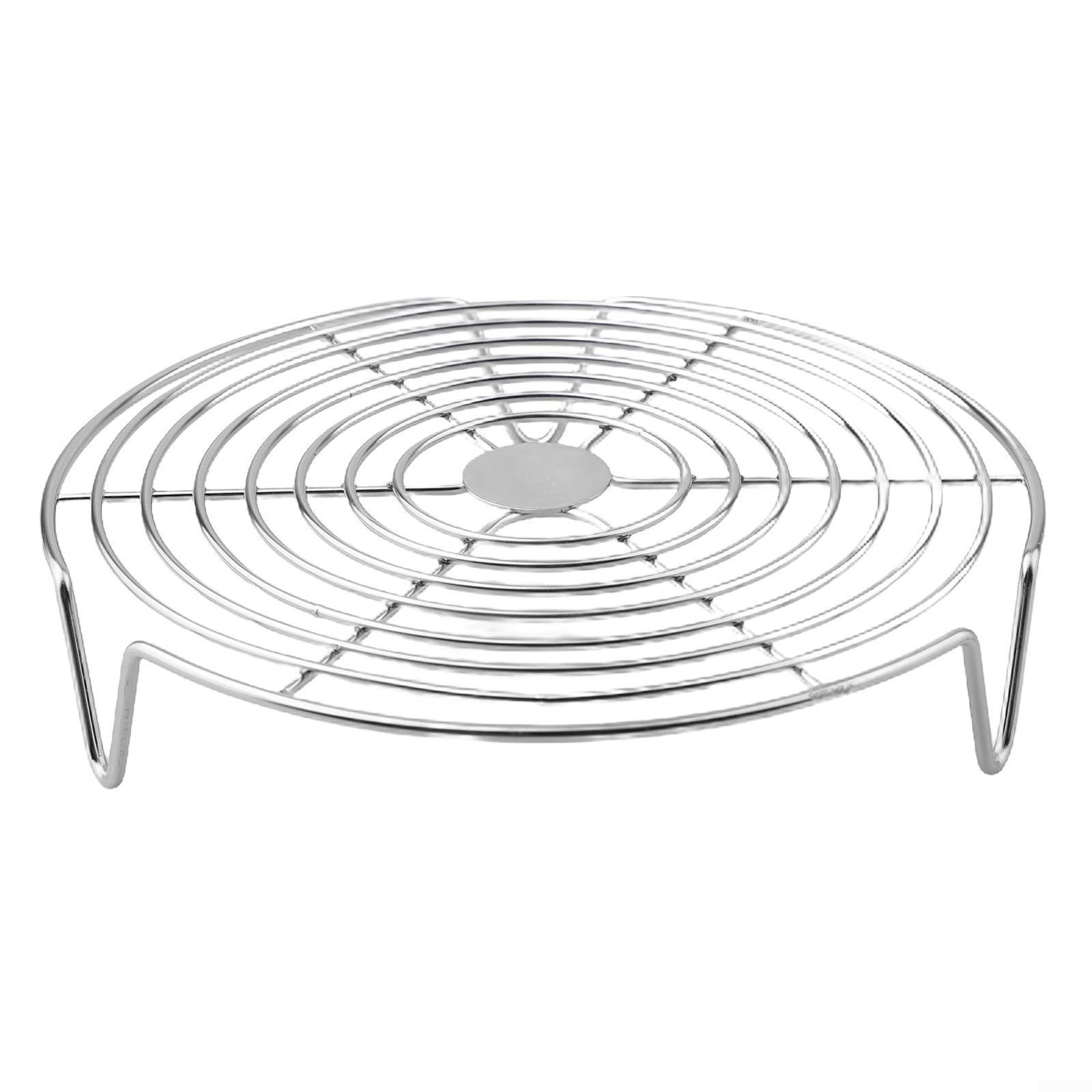 Soporte de acero inoxidable para cocinar al vapor, bandeja multiusos 20 cm para olla a presión