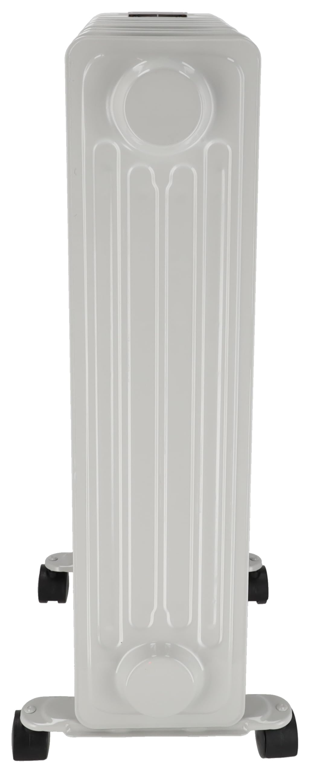 Ölradiator mit Lüftung DESCON 2000 W + 400 W, Heizgerät zur Zusatzbeheizung, Thermostat, Temperaturregelung, Lüfter, Transportrollen, Kipp- und Überhitzungsschutz