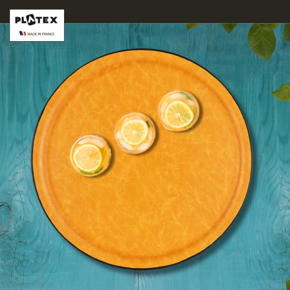 Achat Plateau rond Limonadier pailleté - STARS - plateau décoratif en gros