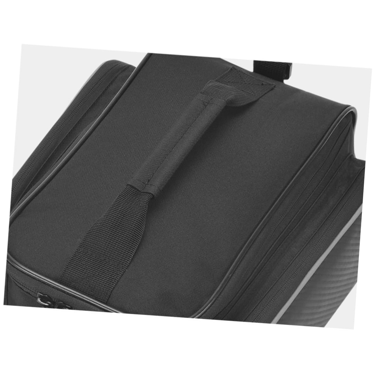 Happyyami Borsa Per Bici Sacchetto Posteriore Per Attività All Aperto Capacità Elevata Materiale Resistente e Strisce Riflettenti Nero