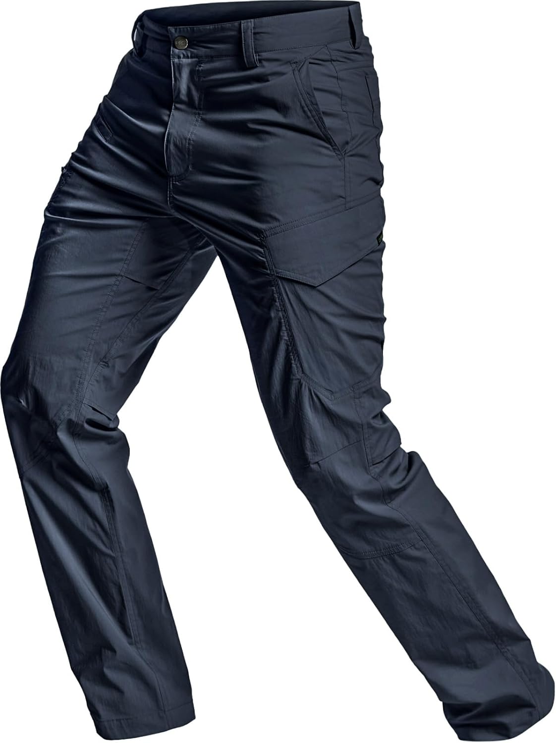 CQR Men's Quick Dry Tactical Pants, Water Resistant Outdoor Pants, Lightweight Stretch Cargo Work Hiking Pants