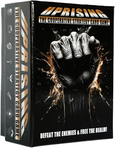 Uprising - El juego de cartas de estrategia cooperativa! 2-4 jugadores - A partir de 13 años. Ideal para la noche de juegos en familia. Juego para