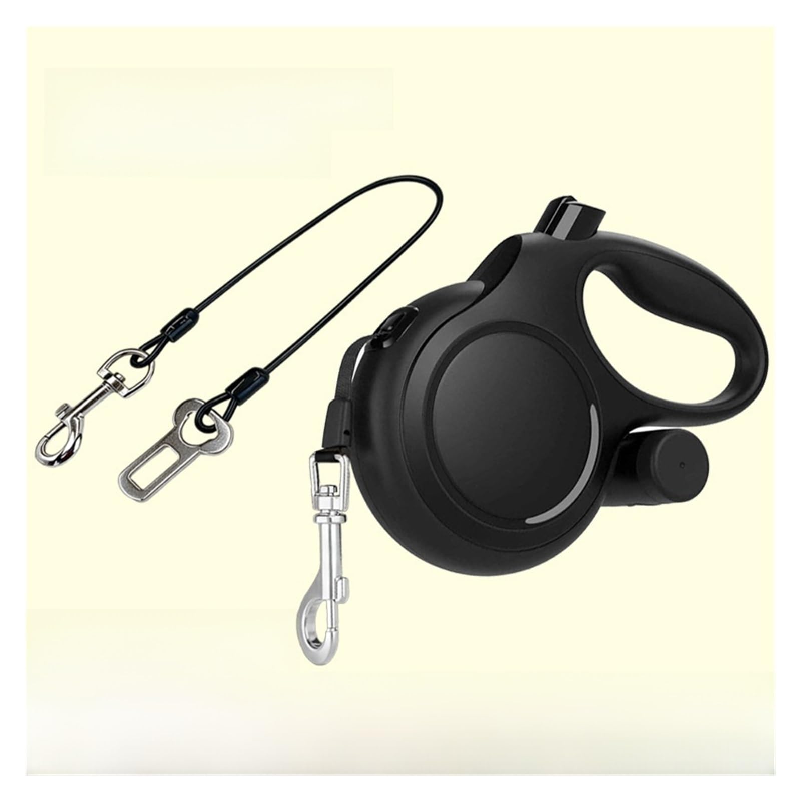 1 Correa retráctil for Perros de 8 m for Perros Grandes.(Gray - 8m Fits)