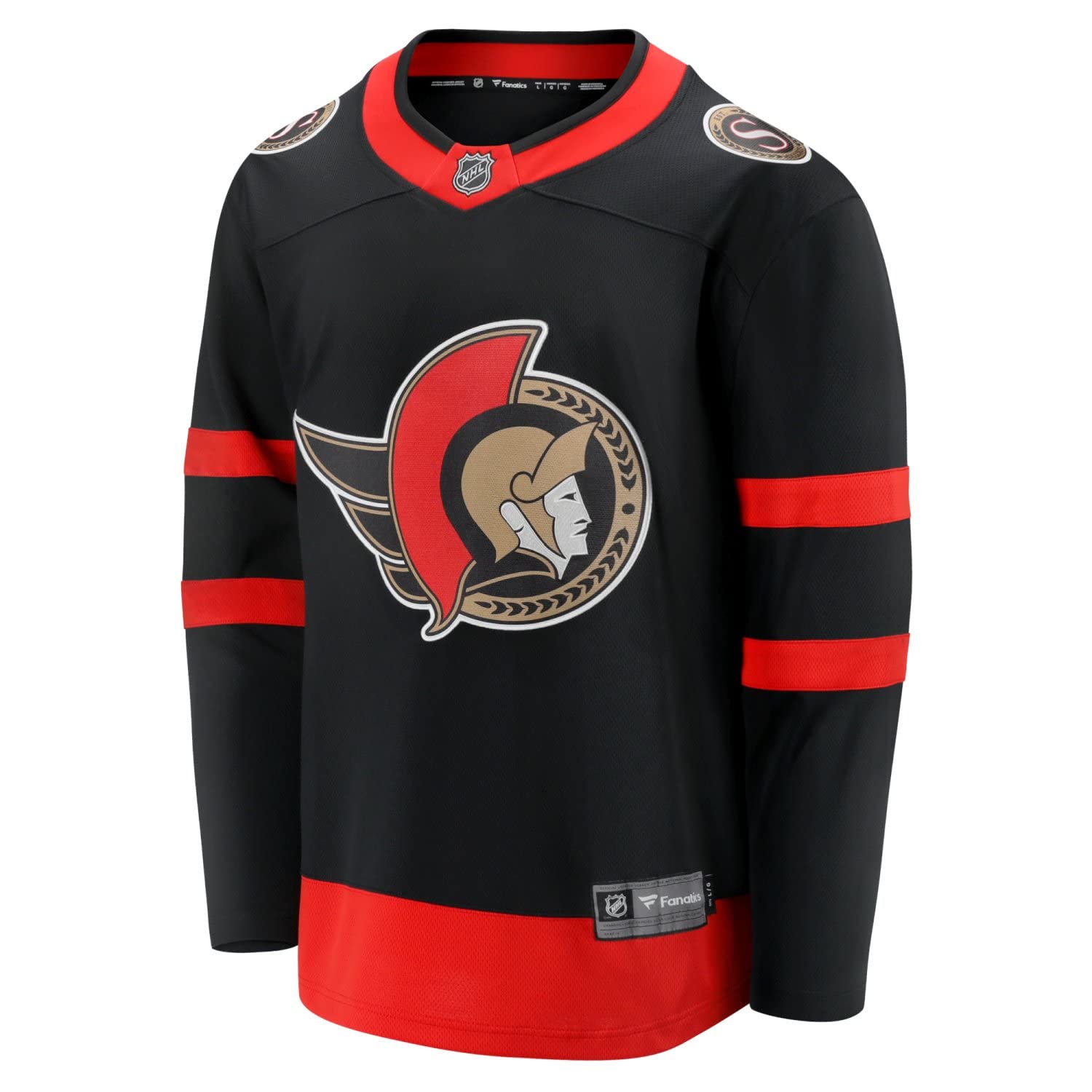 Fanatics Ottawa Senators Home Breakaway NHL Mesh Jersey, Rot,schwarz