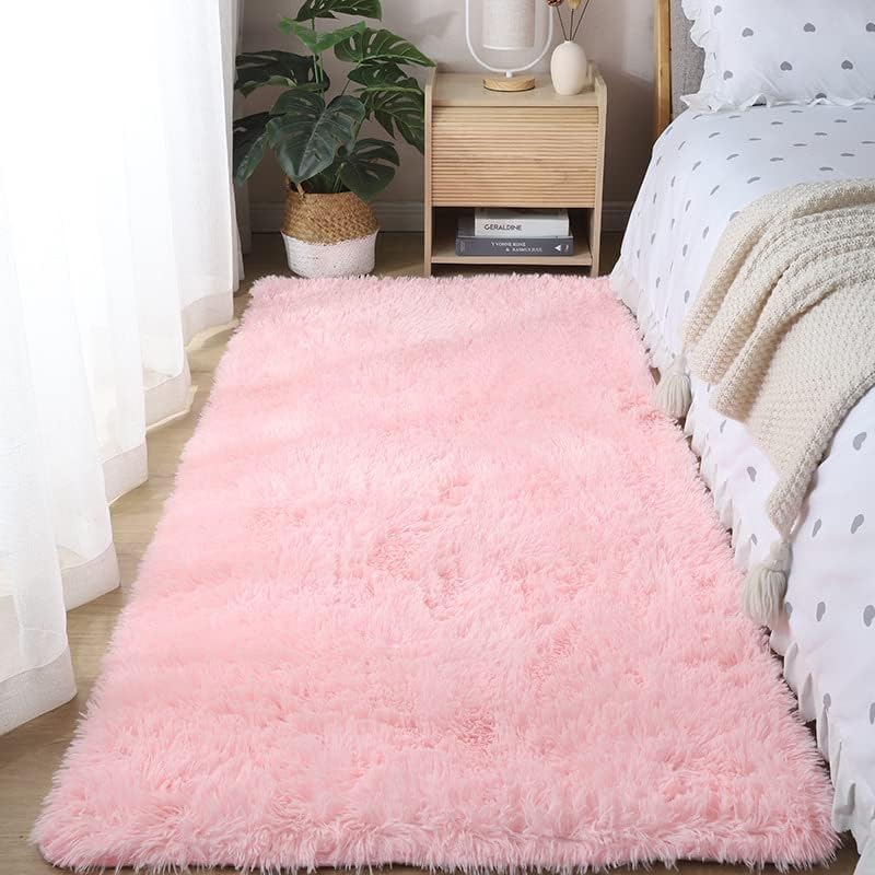 Tapis de zone tie dye pour crèche sécurisé et décoration de chambre rose