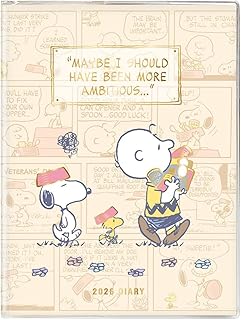 2026年手帳 B6 コミックデザインダイアリー ピーナッツ/コミックデザイン