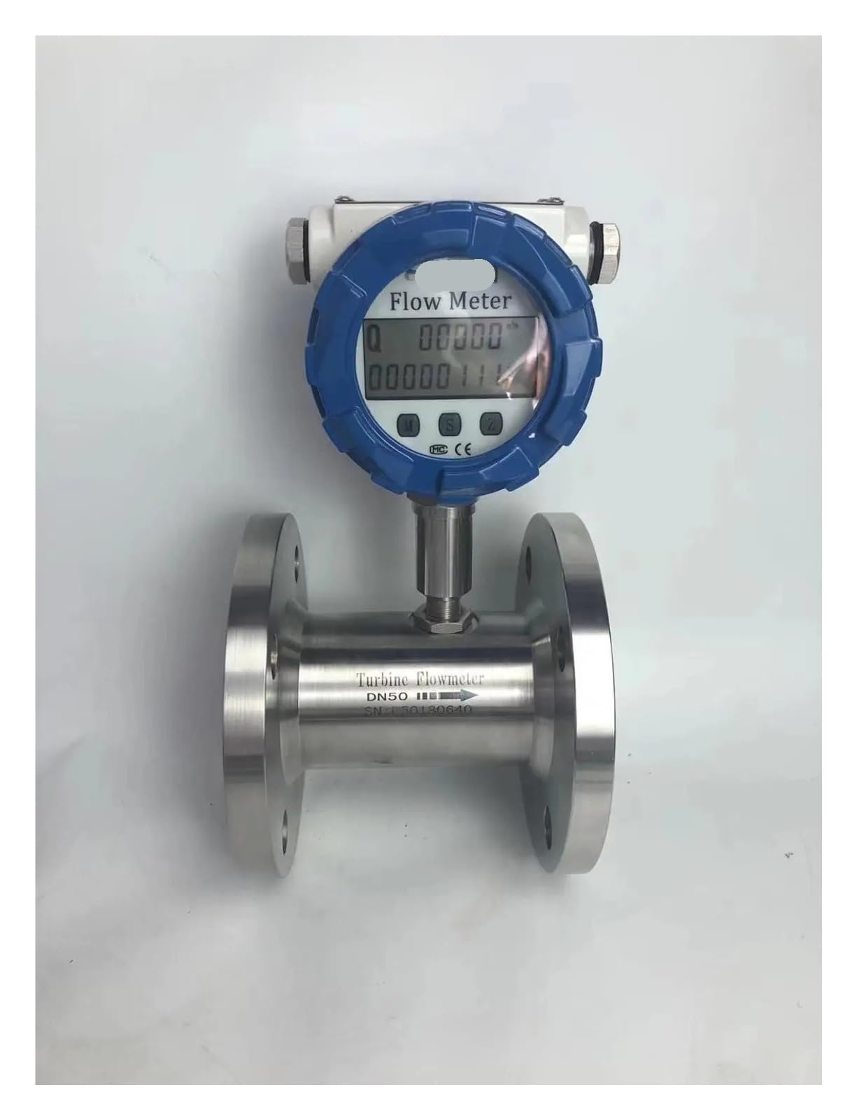 Caudalímetro de turbina DN50 for conexión