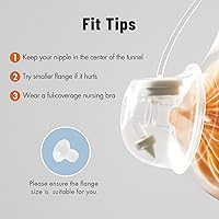 Vista 8 de Phanpy Extractor de Leche Portátil con Recolector de Leche, Nuevas Piezas de Copa, Accesorios de Reemplazo Originales para Extractor de Leche