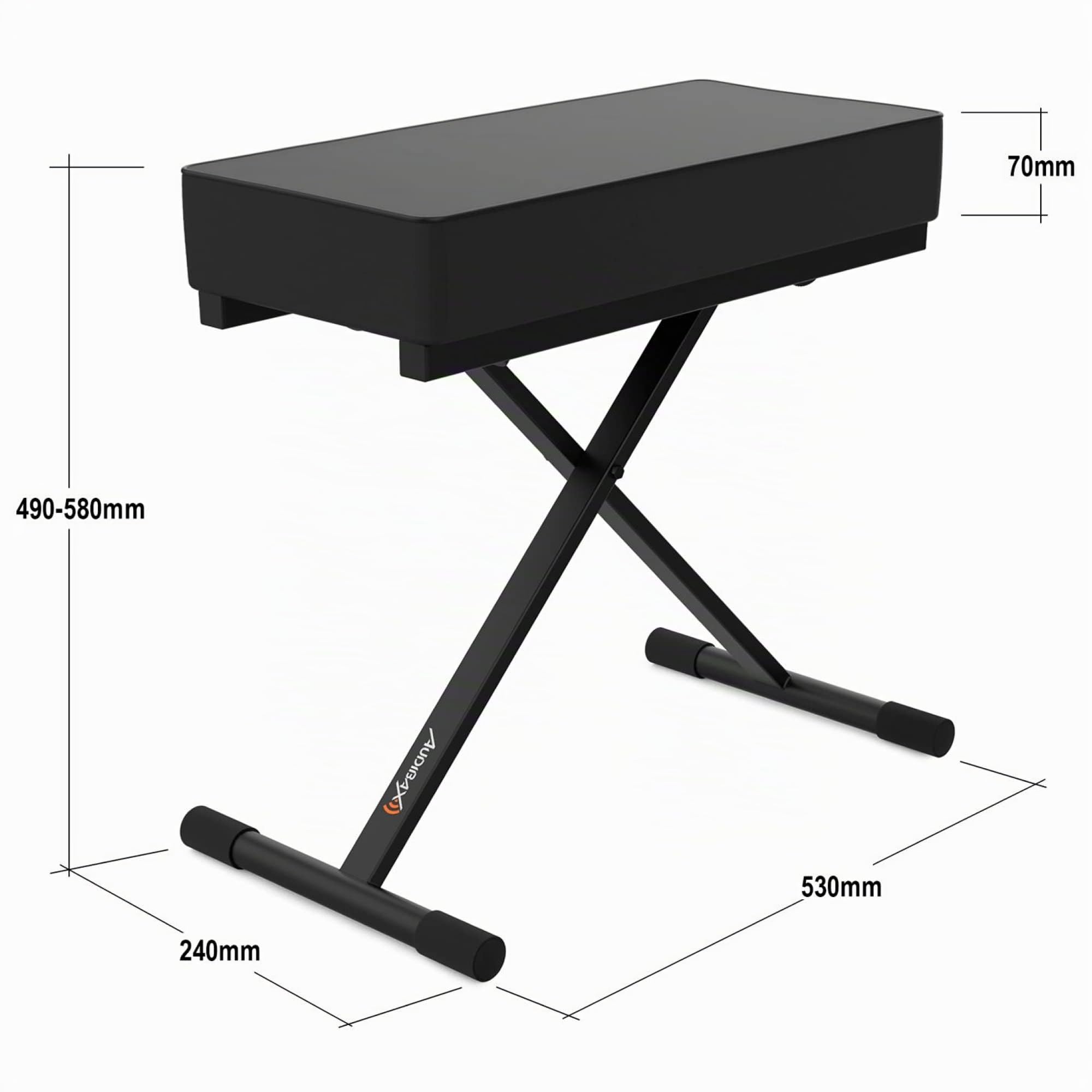 Audibax KB150 Banco Plegable para Piano Teclado
