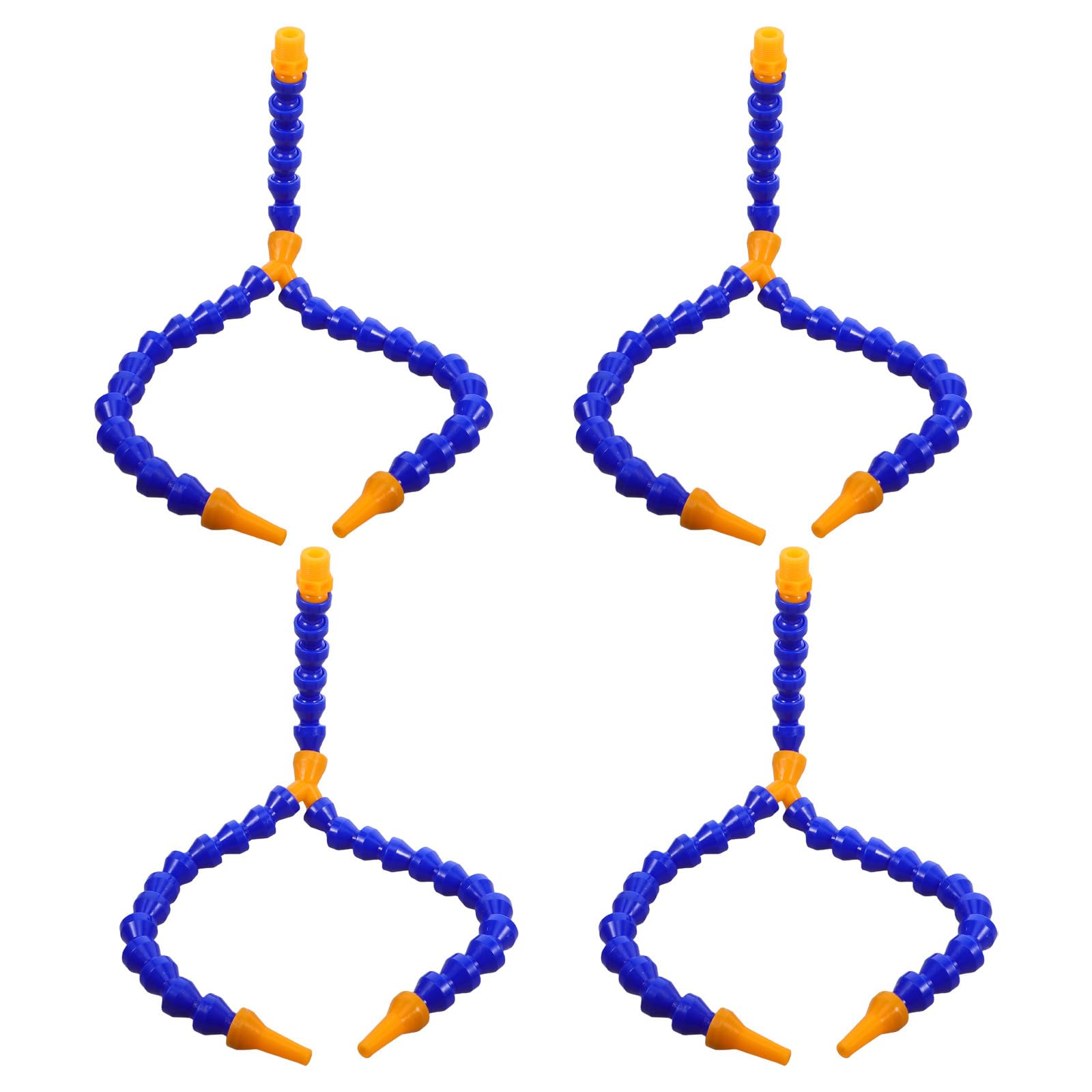 4 mangueras flexibles de 3/8" de rosca para agua, aceite y