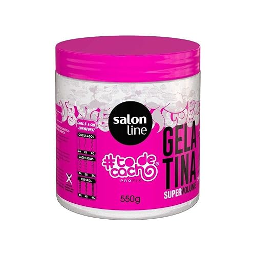 Linha Tratamento ToDeCacho Salón Línea - Gelatina Vai Ter Volumen Sim 550 Gr - Colección de Tratamiento de Línea Salón Rizos - Aumento de Volumen de